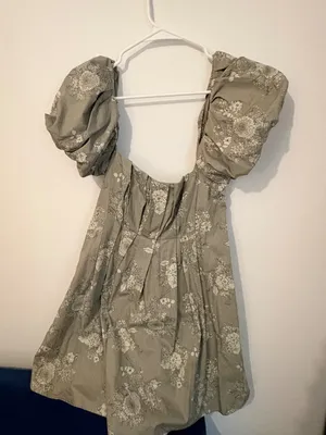 Altar'd State Puff Sleeve Mini Dress thumbnail 1