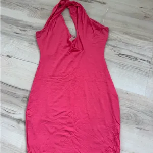 Pink One Shoulder Bodycon Dress thumbnail 3