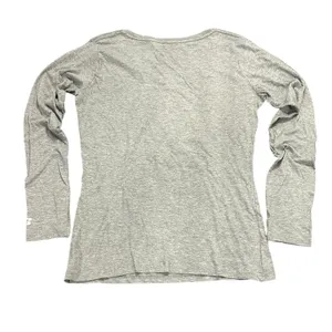 Purdue Boilermakers Long Sleeve V-Neck Graphic Tee Gray College Game Day NCAA thumbnail 3