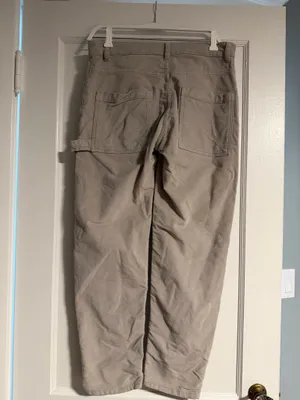 Free People Corduroy Cargo Pants Taupe thumbnail 2