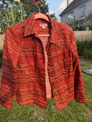 Christopher & Banks Canvas Jacket size medium  thumbnail 1