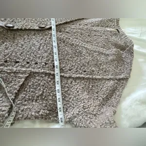 FREE PEOPLE FALL FRIEND CARDI CARDIGAN~OVERSIZED MARLED KNIT SWEATER.Size XS. thumbnail 13