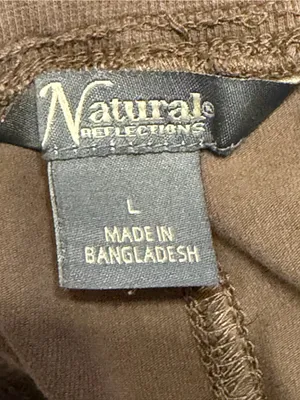 Natural Reflections Women’s Bella Vista Joggers Canteen Color Size Large thumbnail 3