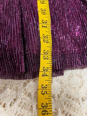 Lulu's Metallic Deep Plum Plunge Mini Dress size L thumbnail 12
