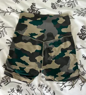 Camo Aerie Biker Shorts thumbnail 1