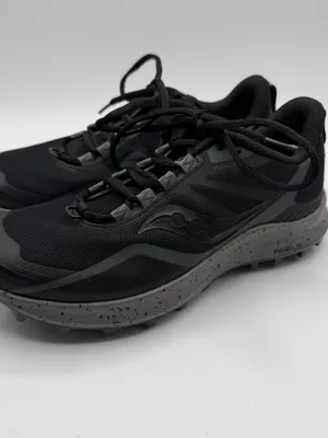 Saucony Peregrine 12 Womens 7 Black Charcoal Trail Running Shoes NWOB S10737-05 thumbnail 3