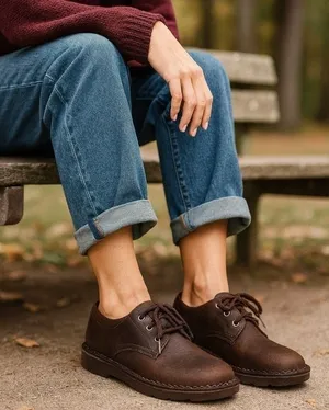 Natural Sport Brown Lace-Up Shoes thumbnail 1