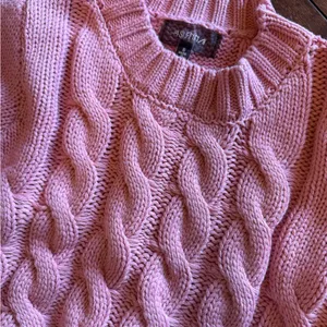 4SI3NNA‎ Cable Cropped Sweater Pink Size Small thumbnail 2