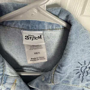 Disney Blue‎ Jean Jacket with Embroidered Designs thumbnail 7