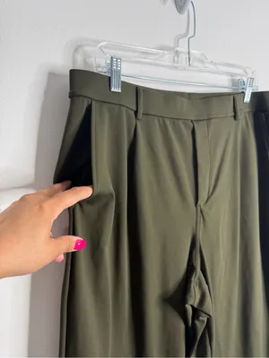 NEW Halara Flex Day Stretch High Waisted Pocket Straight Leg Suit Work Pants‎ XL thumbnail 6