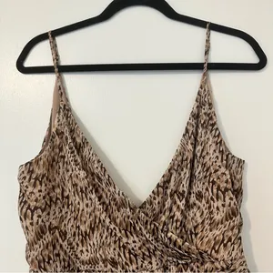 Bardot Ellie Faux Wrap Chiffon Dress Animal Python Print thumbnail 8