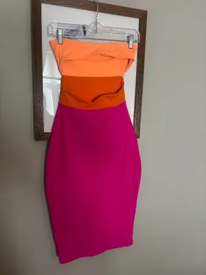 Susana Monaco color block cut out tube dress thumbnail 4