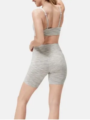 Outdoor Voices Flow 7" Bike Shorts Heathered Oatmeal Size S Small thumbnail 3