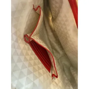 Boutique Leather Purse Red Woven Shoulder Bag Intricate Weaving Tassel Accent thumbnail 7
