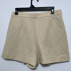 MNG Mango Shorts Beige Pleated women’s Size 38 (US 6) (A175)”✨ thumbnail 5
