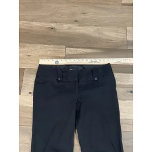 Guess Straight‑Leg Cropped Pants Size "29 Black Cotton Modern Fit thumbnail 3