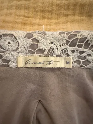 Comme Toi EUC Unique Anthropologie Elegant Lace Women's Jacket with Pockets thumbnail 5