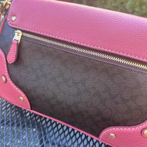 coach Millie Shoulder Bag In Colorblock Signature Canvas ce639 thumbnail 7