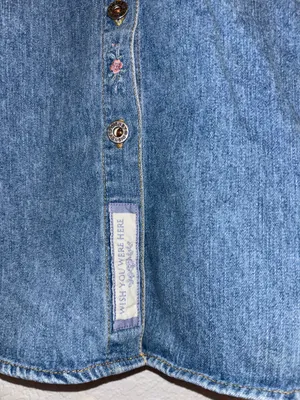 Vintage Disney Embroidered Denim Long Sleeve thumbnail 3