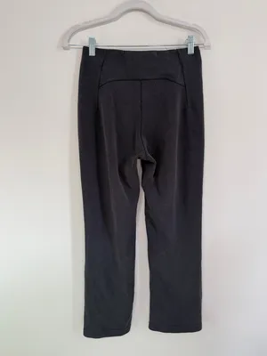 NWOT Lululemon Ribbed Softstreme Flared Pant Size 6 Black thumbnail 6