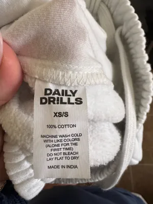 Daily Drills Sweatpants White thumbnail 4