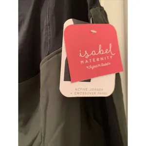 Isabel Maternity Women's Size XXL Active Wear Jogger Pants Olive Green … thumbnail 5