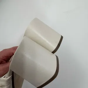 Everlane The Day Twist Heel Slip On Sandal Nappa Leather Cream Size 7.5 thumbnail 6