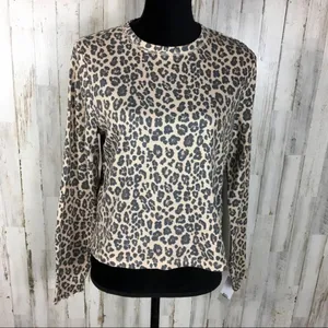 BP Cozy Thermal Top Cheetah Animal Long Sleeve XL v6x thumbnail 2