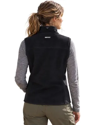 Vintage Marmot Windstopper Full Zip Fleece Vest Women's Large Black Gorpcore thumbnail 2