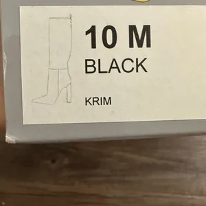 JLO JENNIFER LOPEZ Black Krim Boots Size 10 thumbnail 11