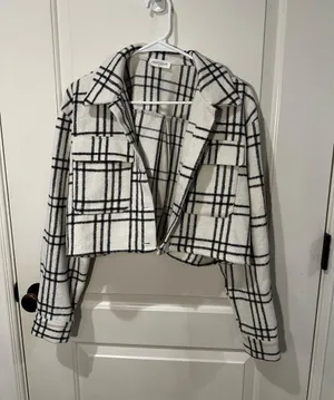 Vestique flannel cropped jacket  thumbnail 1