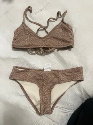 Pattern Bikini Tan Size XS thumbnail 1