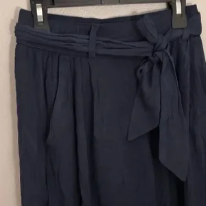 Hollister Co. Ultra High Rise Culottes‎ Pants Navy Size XS Women thumbnail 9