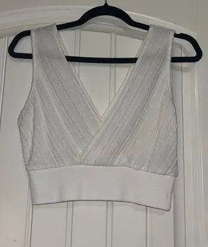 White Knit Tank thumbnail 1