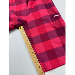 Puma Golf Shorts Plaid Athletic‎ Casual Walking Activewear Womens thumbnail 4