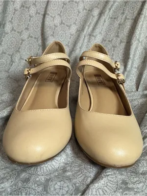 Didifu Nude Block Heel Pumps - Neutral Beige thumbnail 3