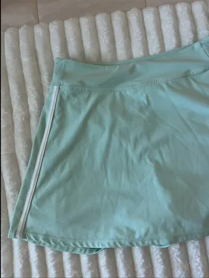 Free People Movement Mint Green Circle Skirt with White Trim thumbnail 3