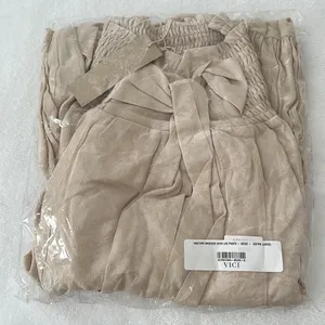 VICI | Heather Smocked Wide Leg Pants thumbnail 5