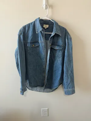 Tuckernuck Denim Button-Up  jacket Shirt S thumbnail 6