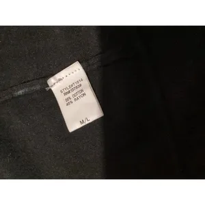 Dreamers Black Open Front Cardigan Cotton Blend Long Sleeve M thumbnail 5