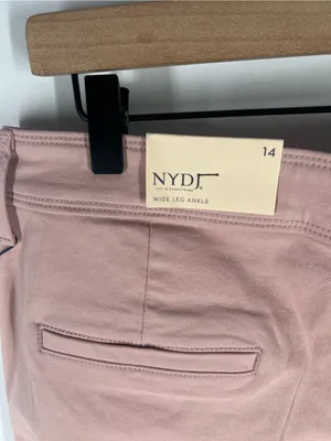 NYDJ Mona High Waist Ankle Wide Leg Trouser Jeans — Size 14 NWT thumbnail 7