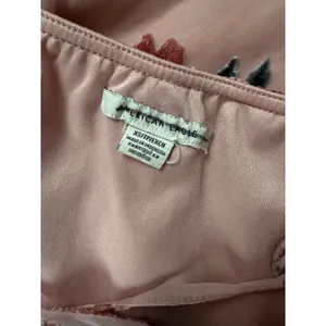 American Eagle XS Pink Floral Velvet Burnout Mesh Cami Tank Top Sheer Lined thumbnail 7
