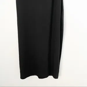 NWT BAILEY 44 Jungle Canopy Cold-Shoulder Dress Black Large thumbnail 9