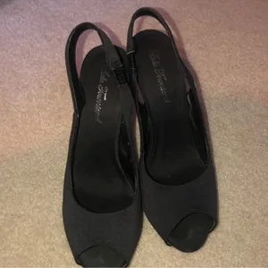 Lulu Townsend Night-out Satin‎ Platform Pump B29 thumbnail 5