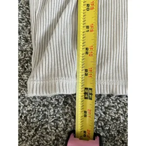 UNIQLO off-white ribbed long-sleeve knit turtleneck top M thumbnail 7