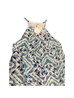 NWT En Creme Geometric Halter Shift Dress Size S thumbnail 4