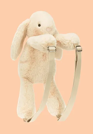 Jellycat Smudge Rabbit Backpack thumbnail 1