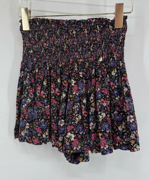 Natural Life purple and pink floral print shorts‎ size xs NWT thumbnail 1