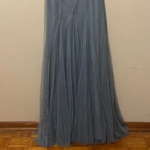 Monique Lhuillier Bridesmaid‎ One Shoulder Gown Sea Tulle 450390 Size 2 thumbnail 7