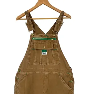 Liberty Overalls Womens L Brown Duck Canvas Carpenter Workwear Utility Gorpcore thumbnail 2